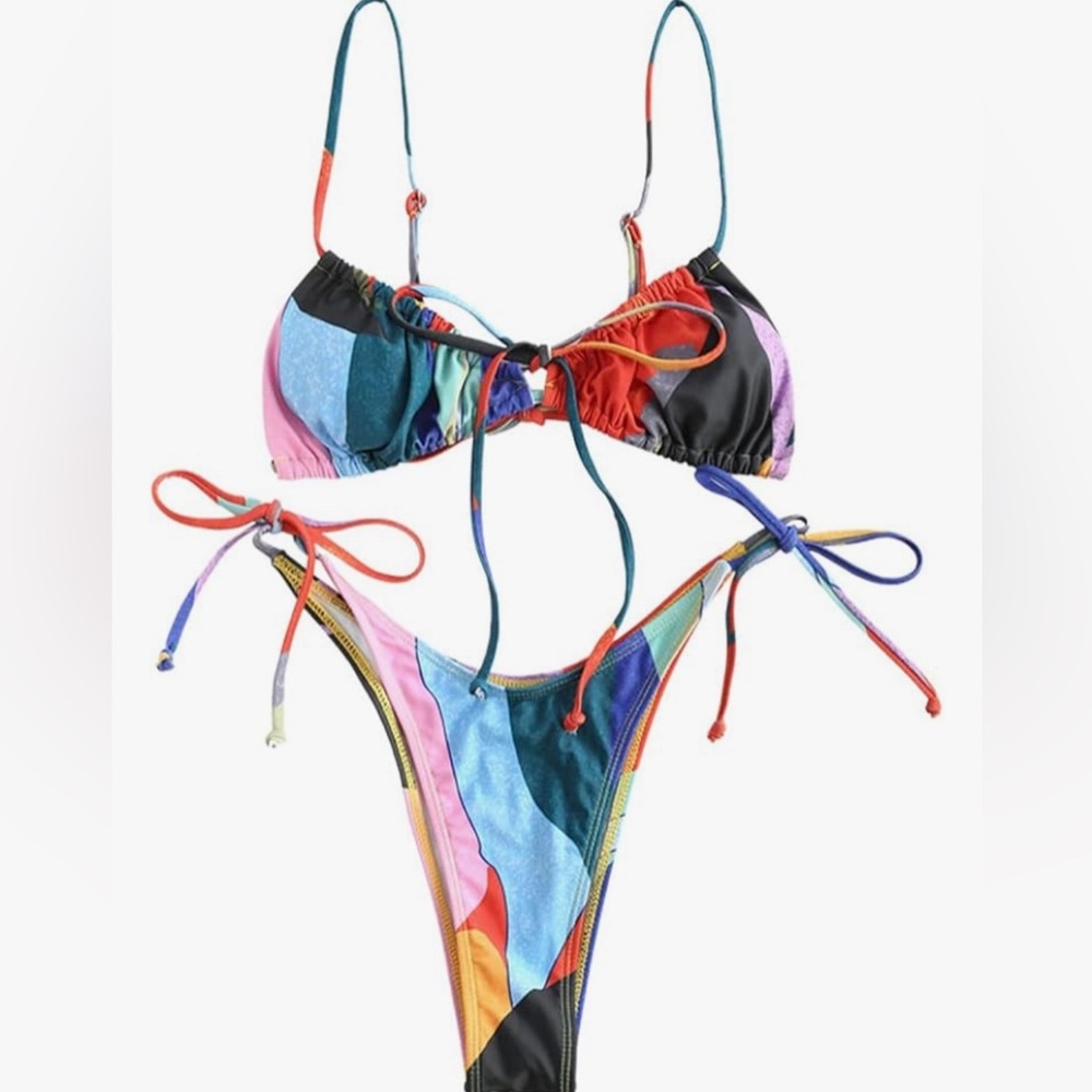 Zaful new with tags, bikini top and bottom size small